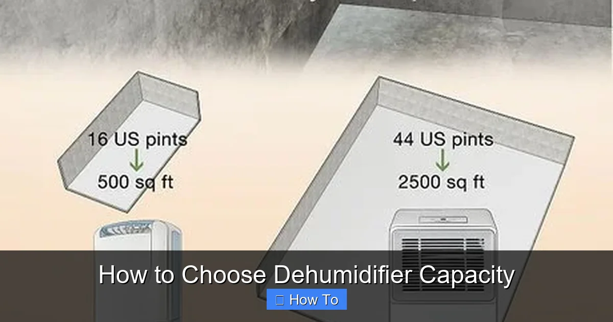 How to Choose Dehumidifier Capacity