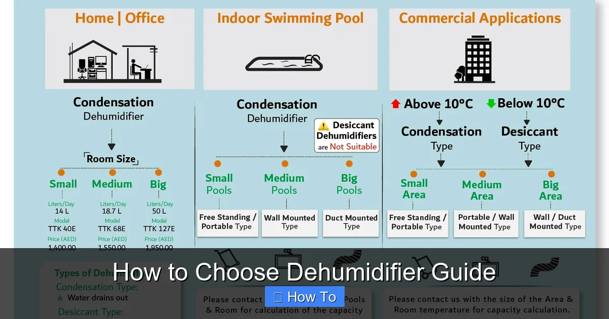 How to Choose Dehumidifier Guide