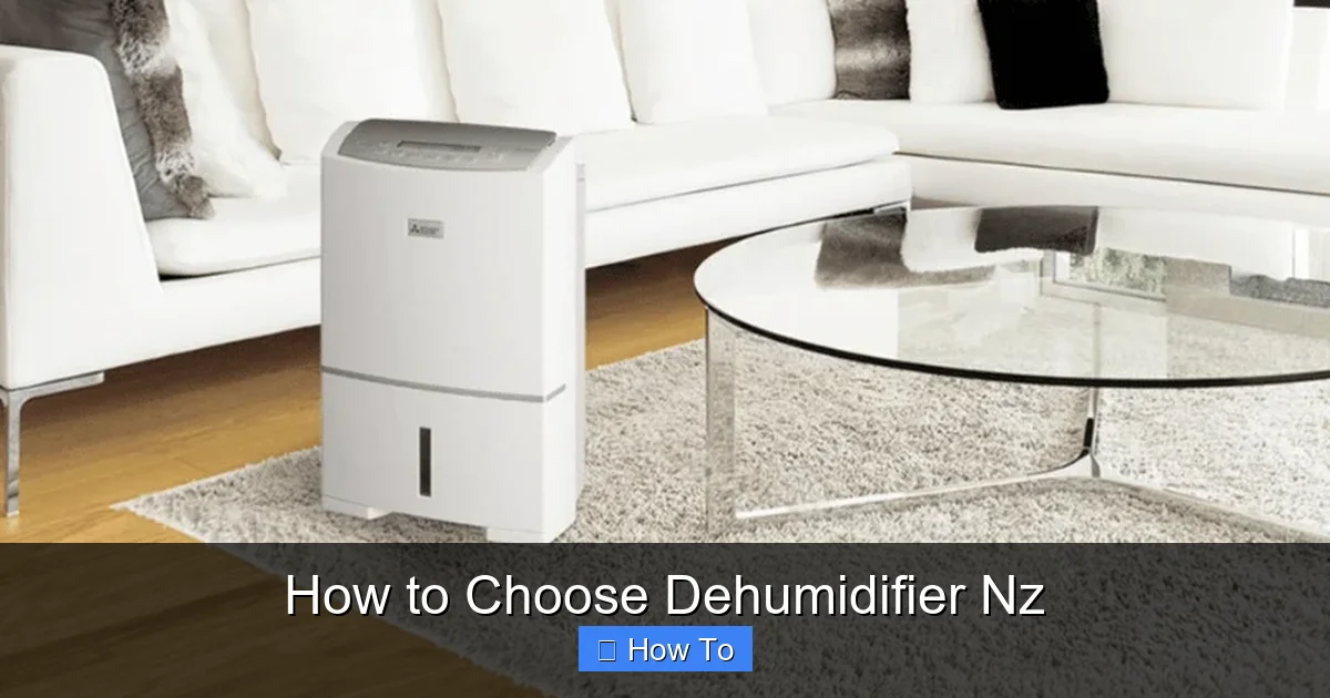 How to Choose Dehumidifier Nz