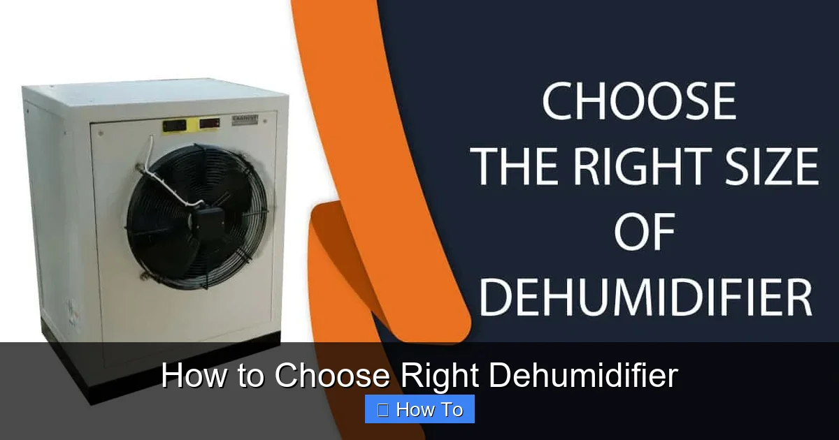 How to Choose Right Dehumidifier