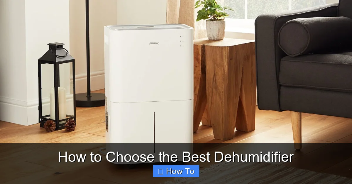 How to Choose the Best Dehumidifier