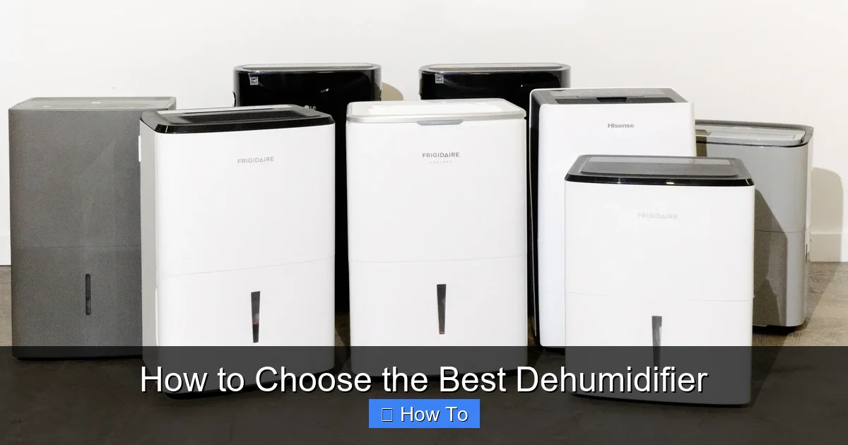 How to Choose the Best Dehumidifier