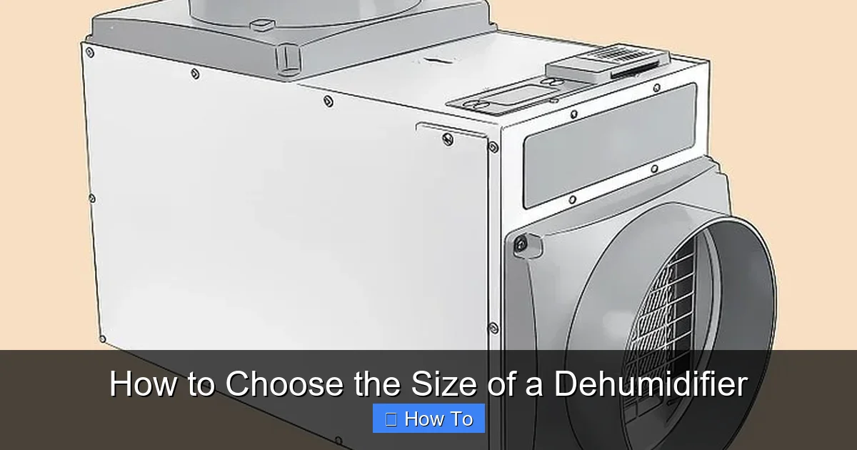 How to Choose the Size of a Dehumidifier