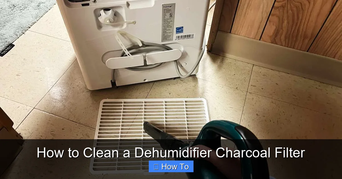How to Clean a Dehumidifier Charcoal Filter