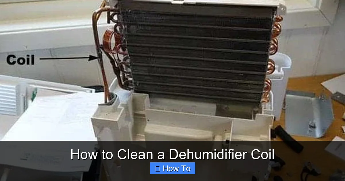 How to Clean a Dehumidifier Coil