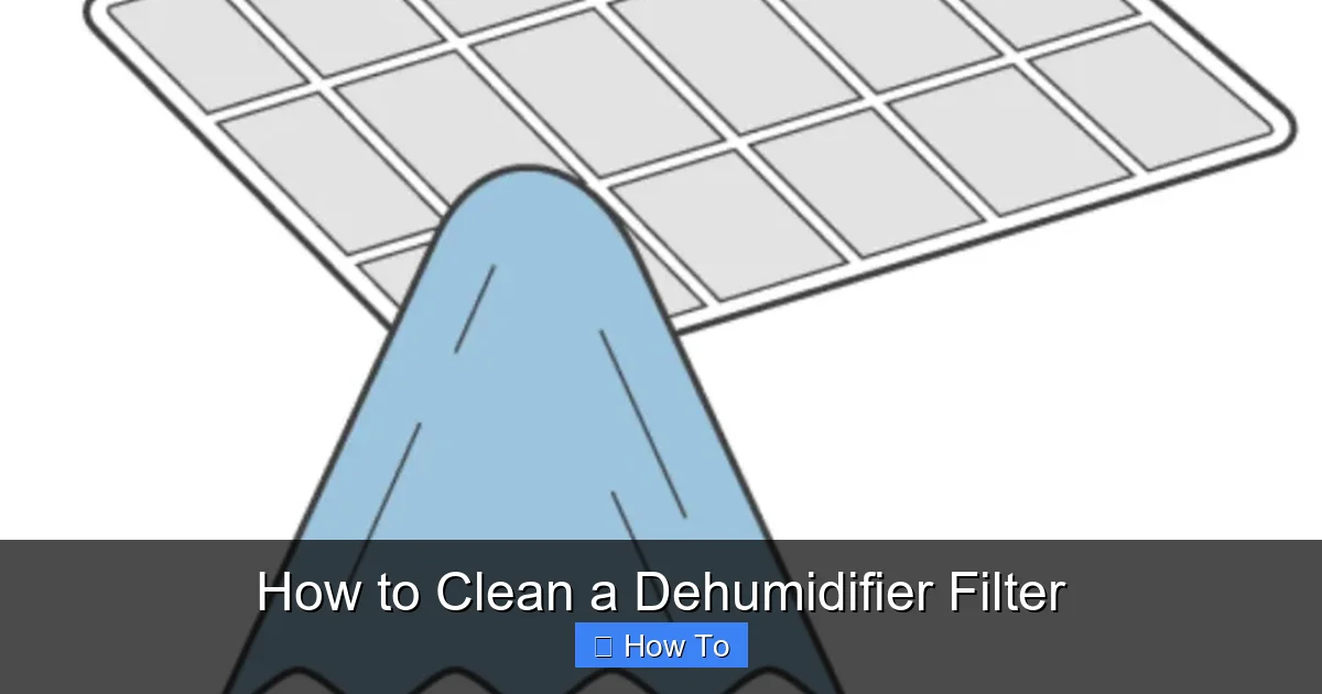 How to Clean a Dehumidifier Filter