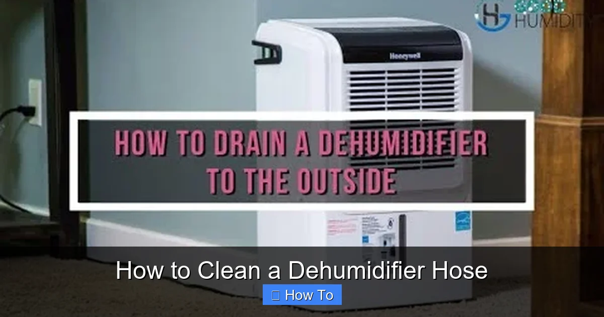 How to Clean a Dehumidifier Hose