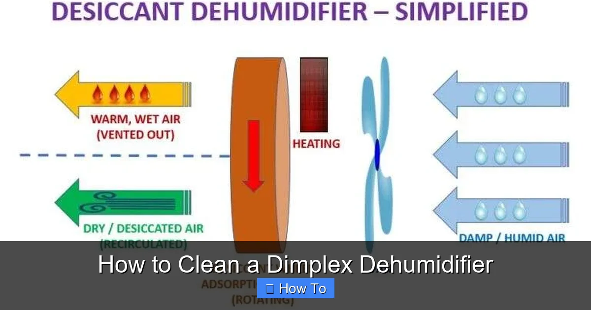 How to Clean a Dimplex Dehumidifier
