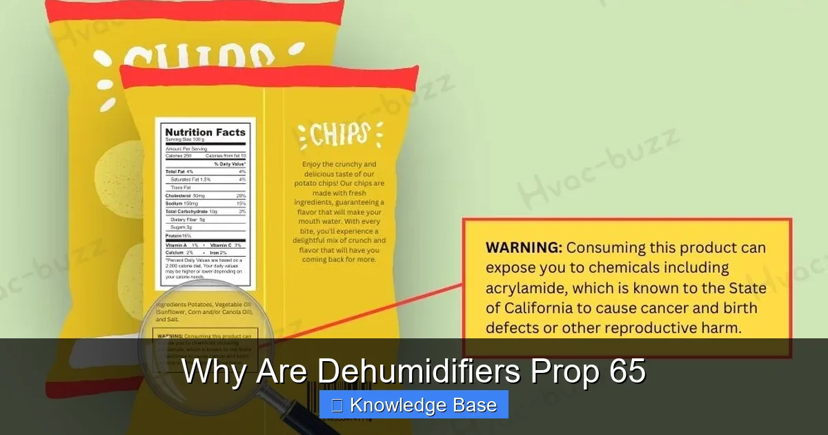 Why Are Dehumidifiers Prop 65