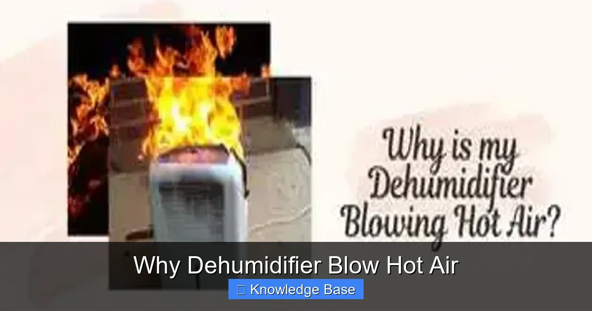 Why Dehumidifier Blow Hot Air
