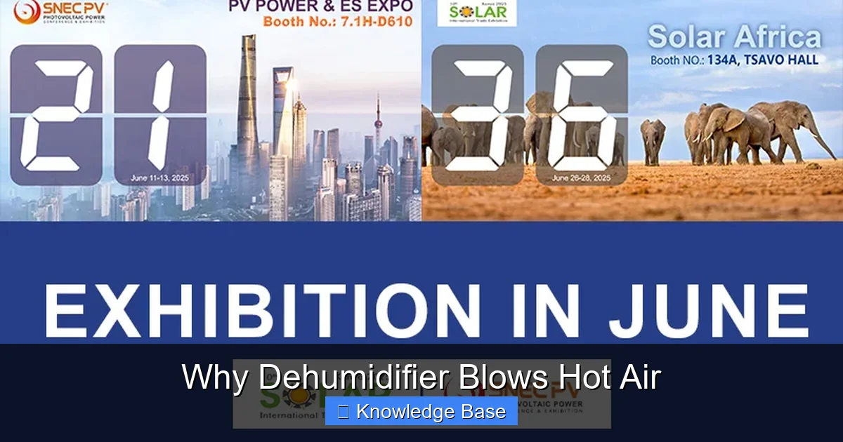 Why Dehumidifier Blows Hot Air