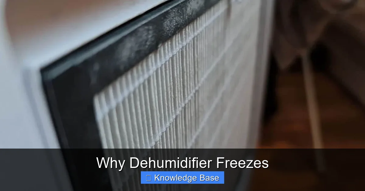 Why Dehumidifier Freezes