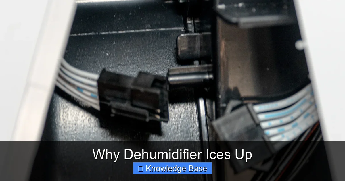Why Dehumidifier Ices Up