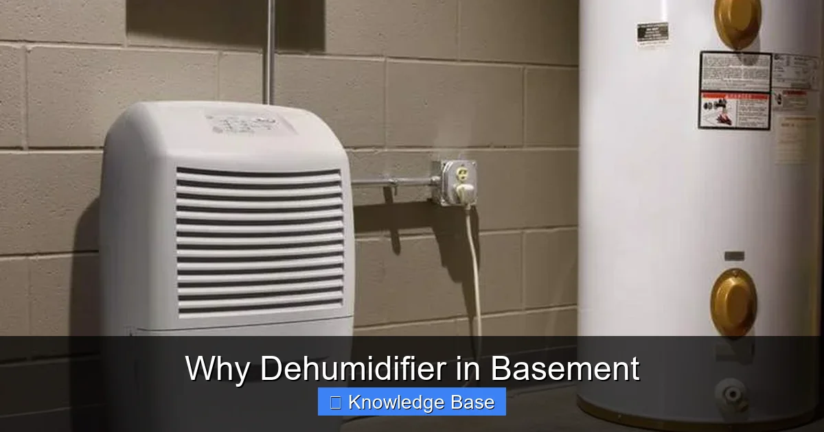 Why Dehumidifier in Basement