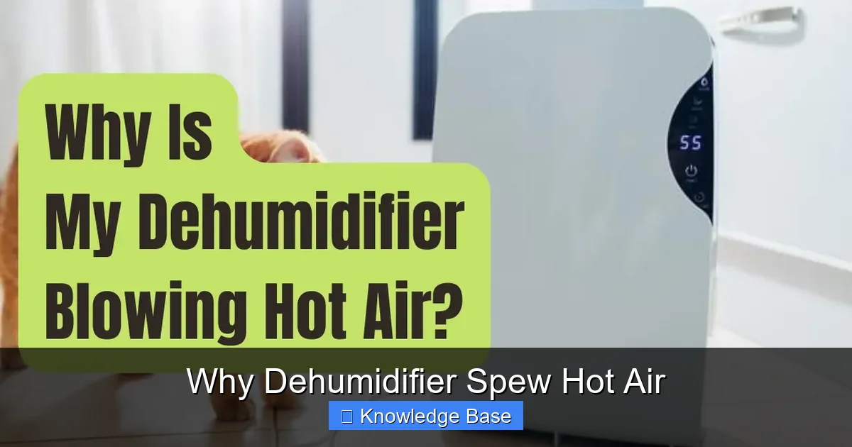 Why Dehumidifier Spew Hot Air