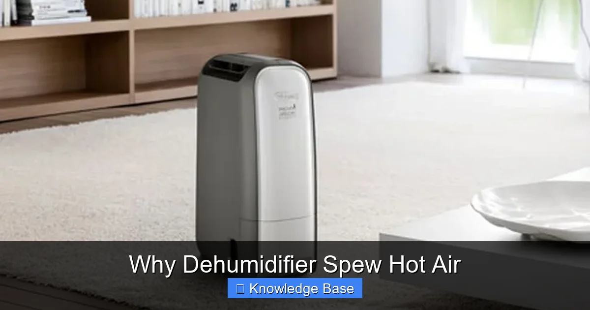 Why Dehumidifier Spew Hot Air