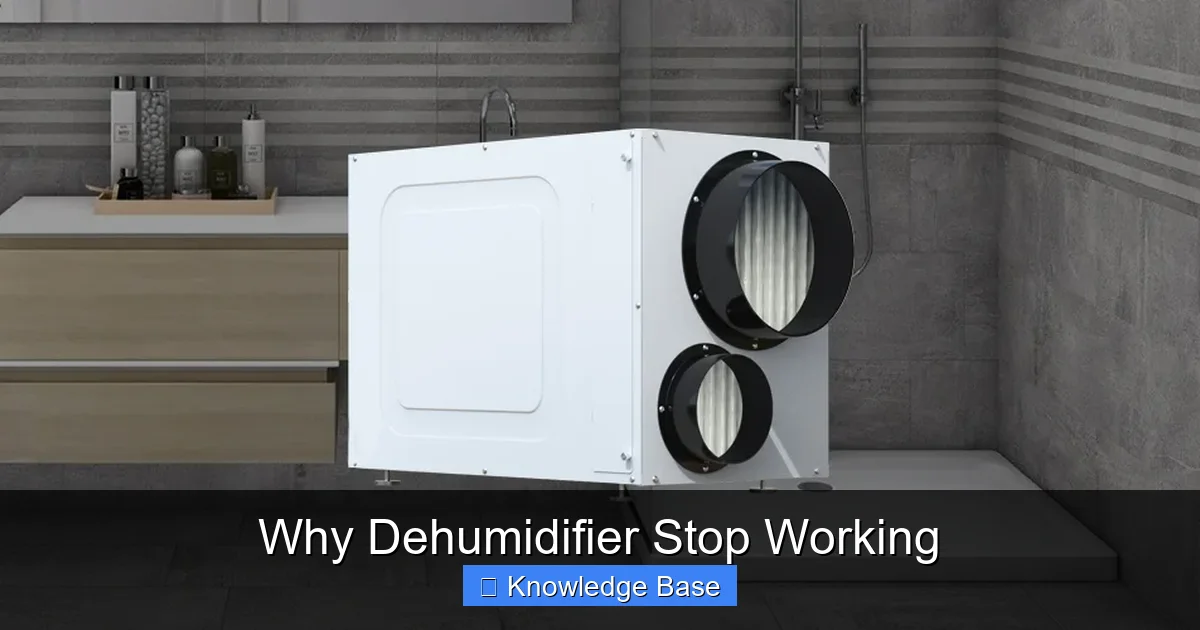 Why Dehumidifier Stop Working