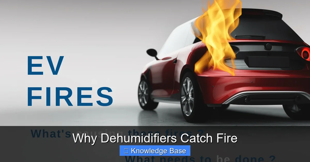 Why Dehumidifiers Catch Fire
