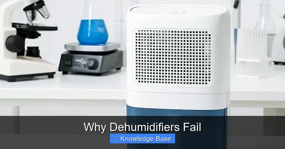 Why Dehumidifiers Fail