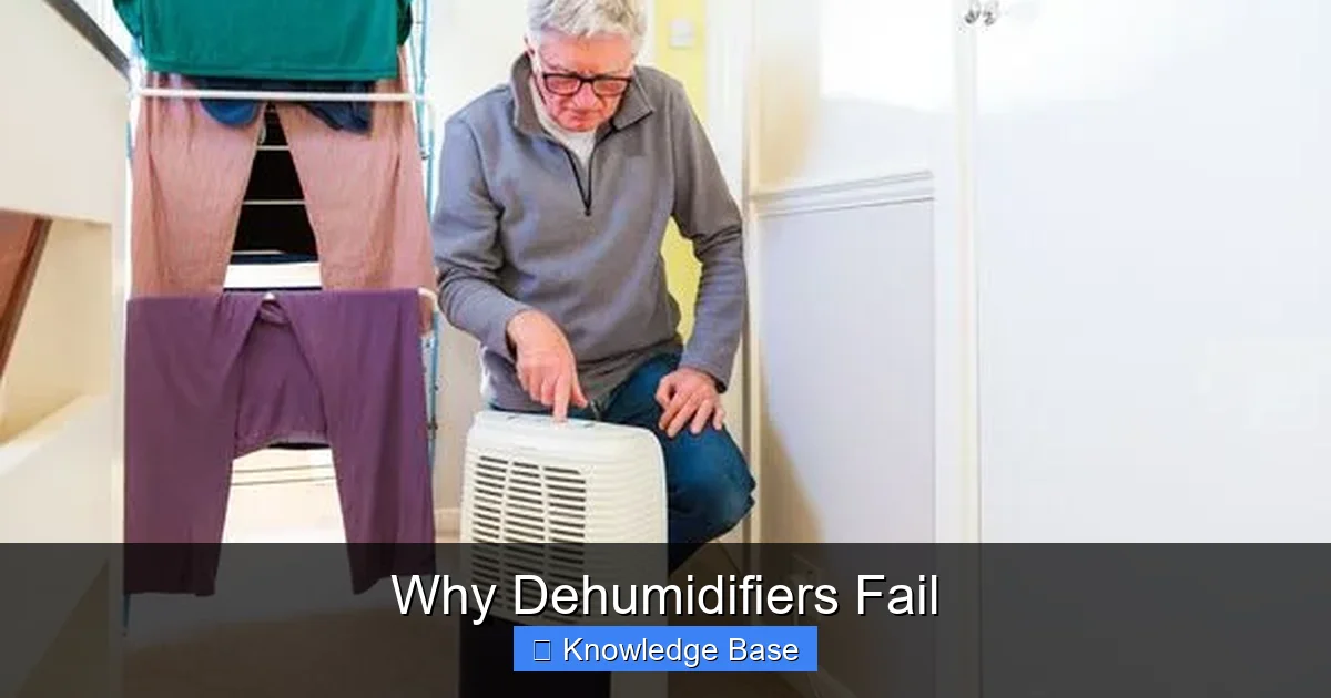 Why Dehumidifiers Fail