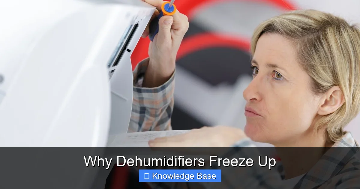 Why Dehumidifiers Freeze Up