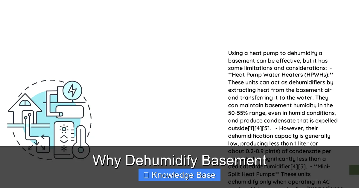 Why Dehumidify Basement