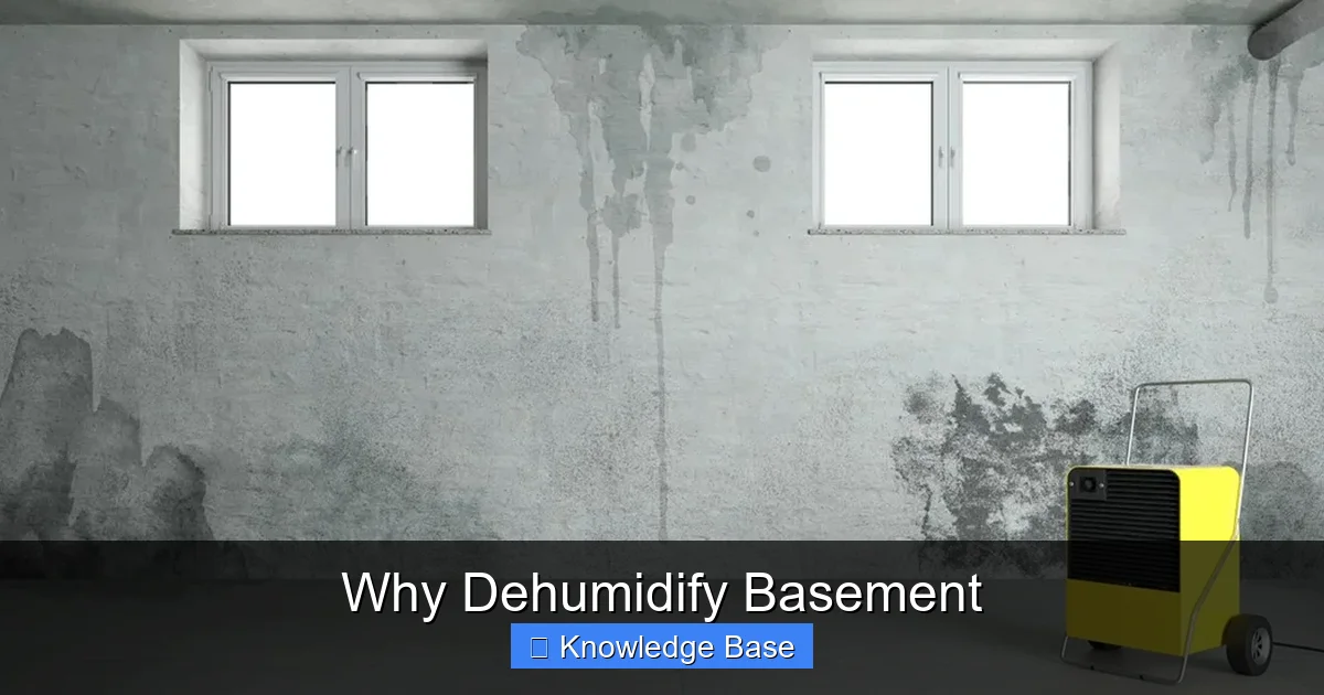 Why Dehumidify Basement