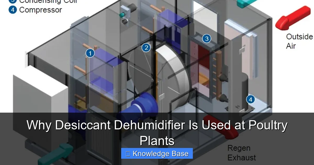 Why Desiccant Dehumidifier Is Used at Poultry Plants