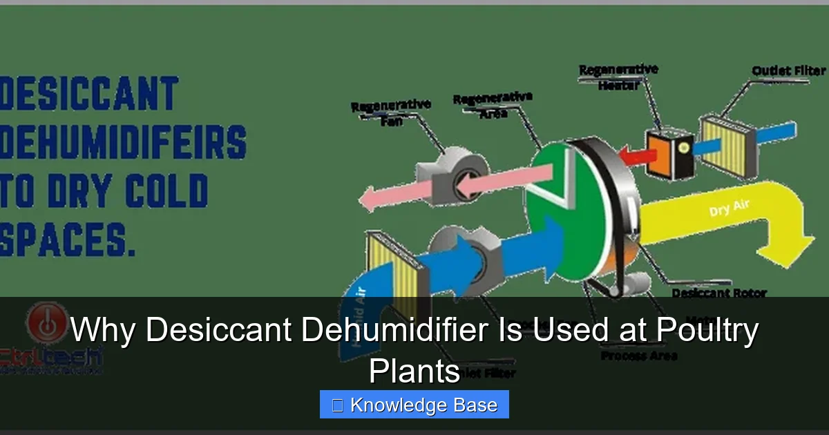 Why Desiccant Dehumidifier Is Used at Poultry Plants
