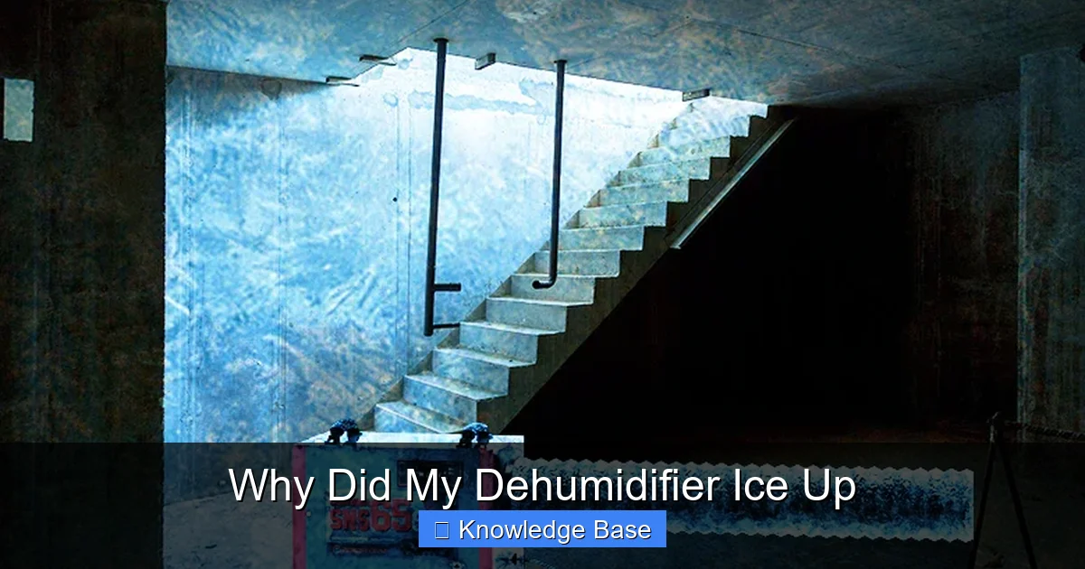 Why Did My Dehumidifier Ice Up