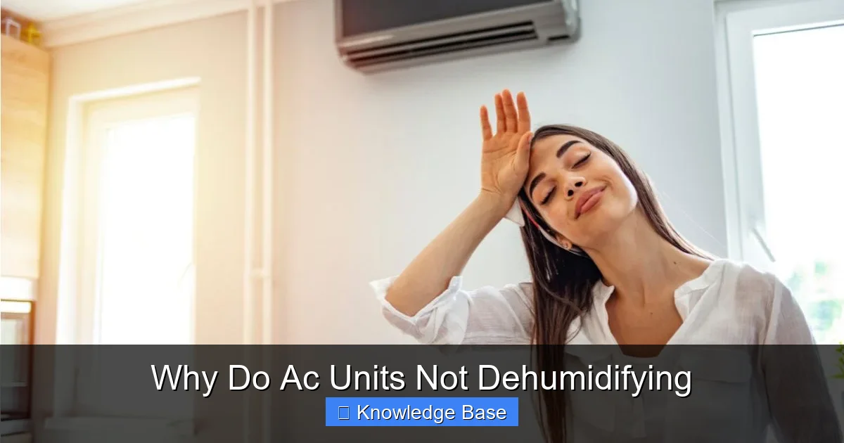 Why Do Ac Units Not Dehumidifying