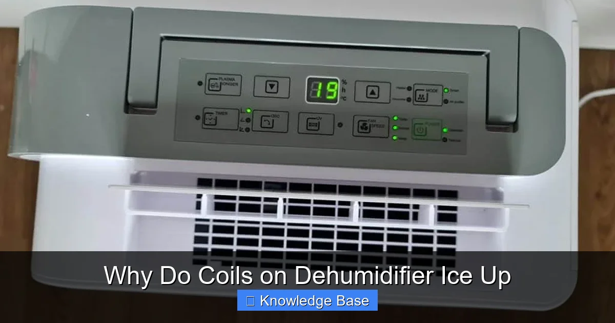 Why Do Coils on Dehumidifier Ice Up