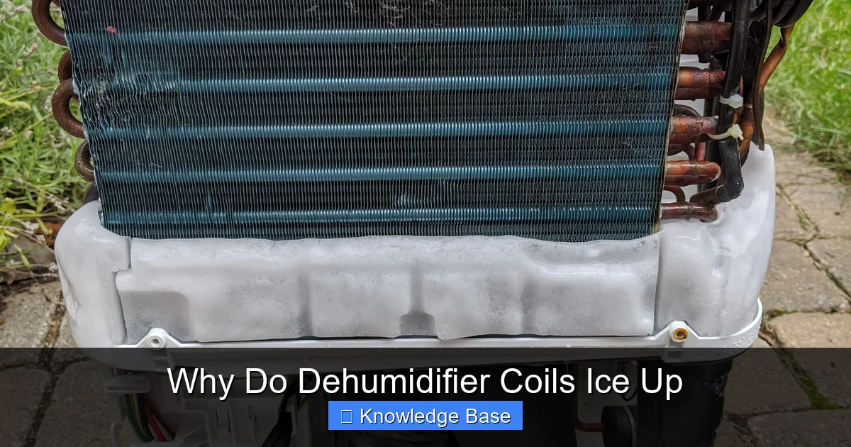 Why Do Dehumidifier Coils Ice Up