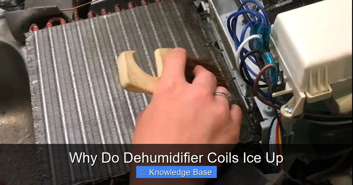 Why Do Dehumidifier Coils Ice Up