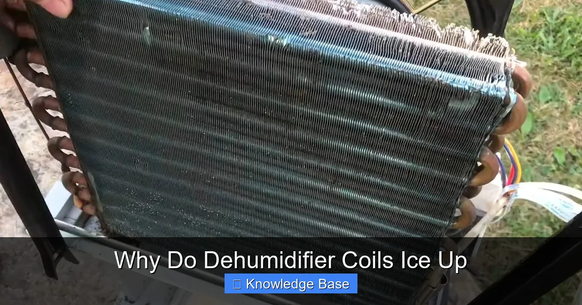 Why Do Dehumidifier Coils Ice Up