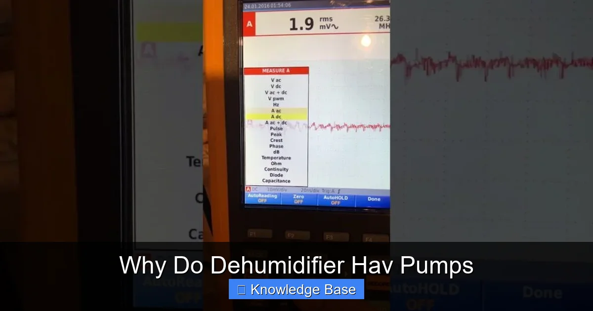 Why Do Dehumidifier Hav Pumps