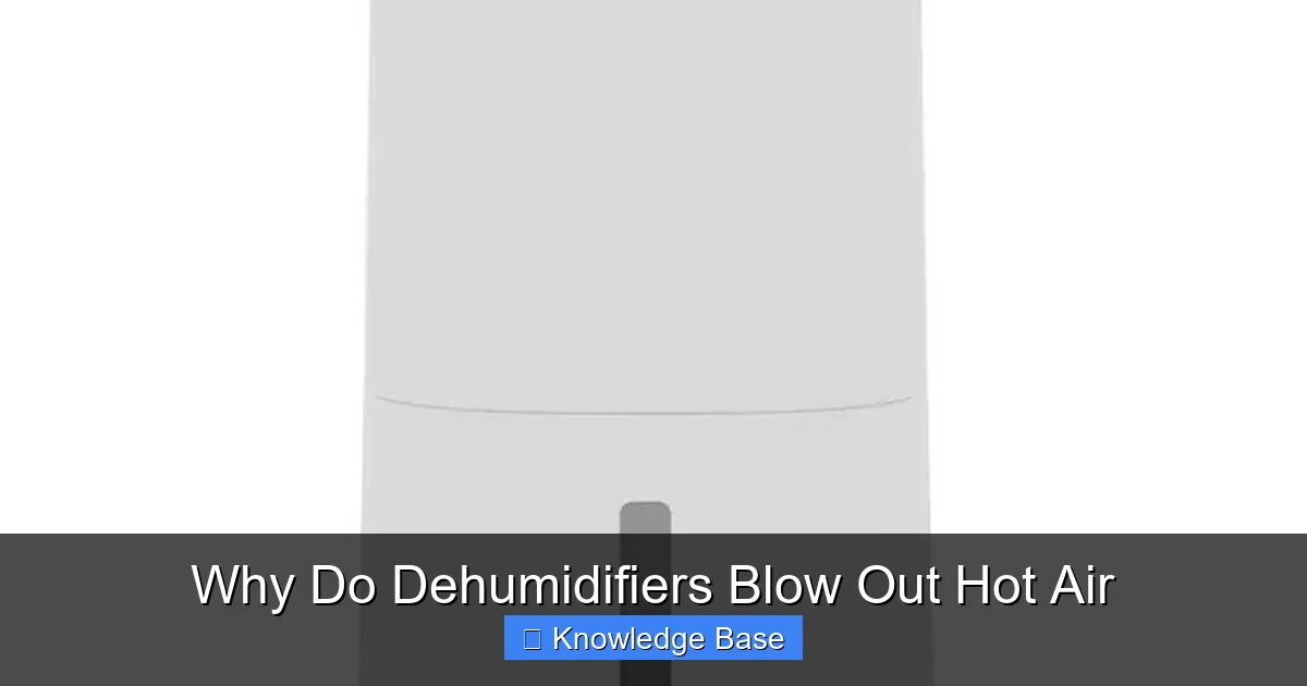 Why Do Dehumidifiers Blow Out Hot Air