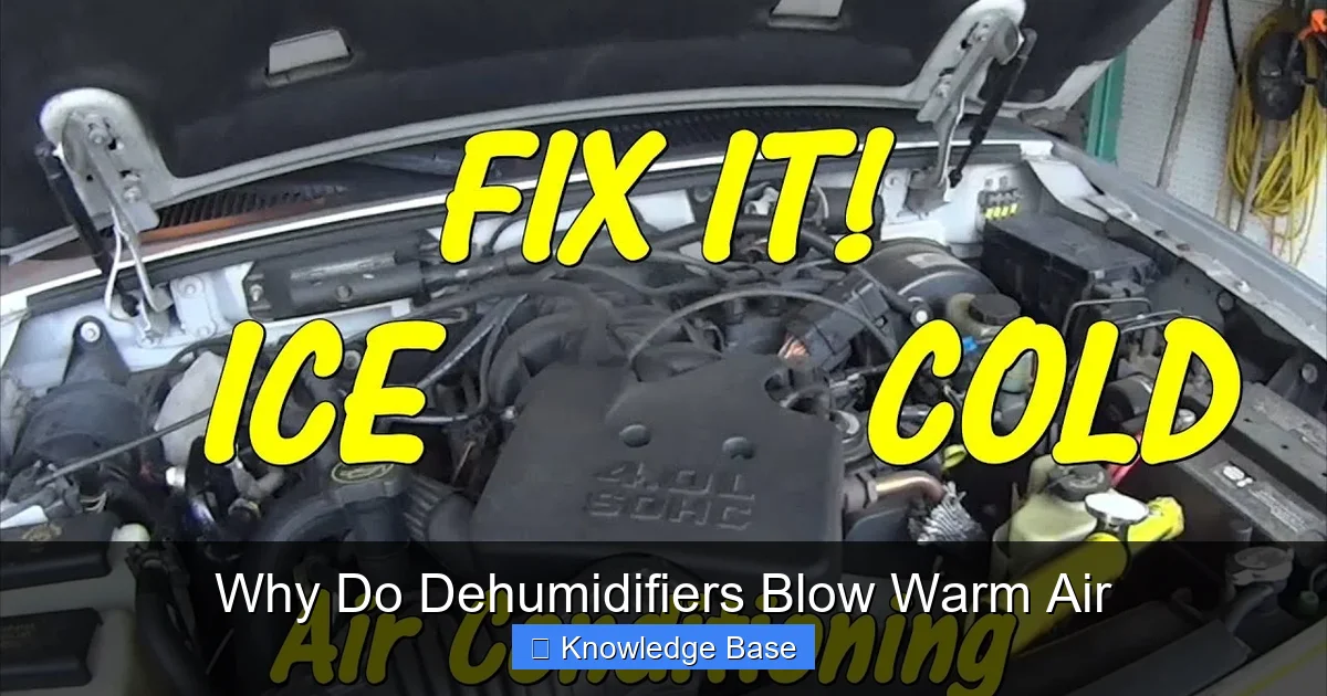 Why Do Dehumidifiers Blow Warm Air