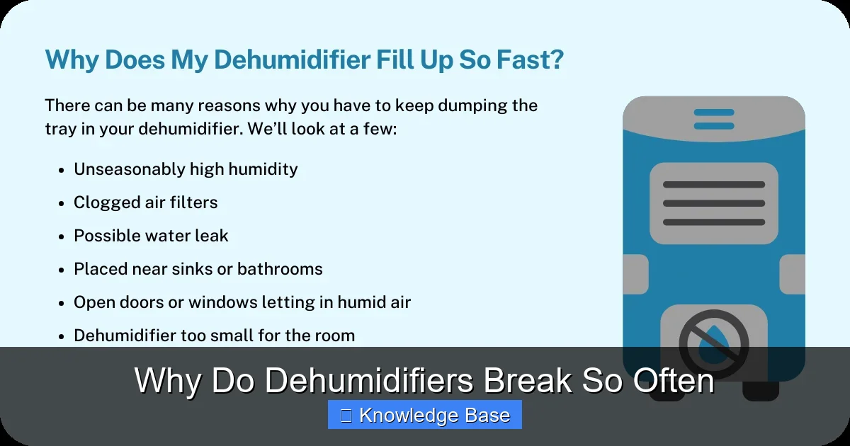 Why Do Dehumidifiers Break So Often