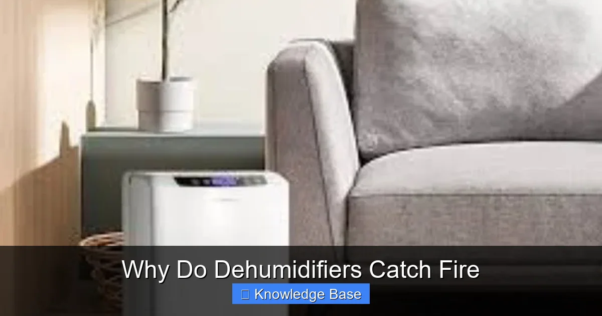 Why Do Dehumidifiers Catch Fire