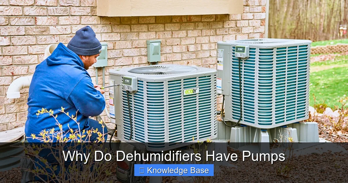 Why Do Dehumidifiers Have Pumps