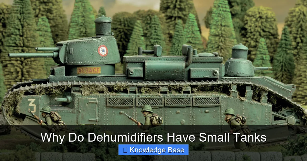 Why Do Dehumidifiers Have Small Tanks
