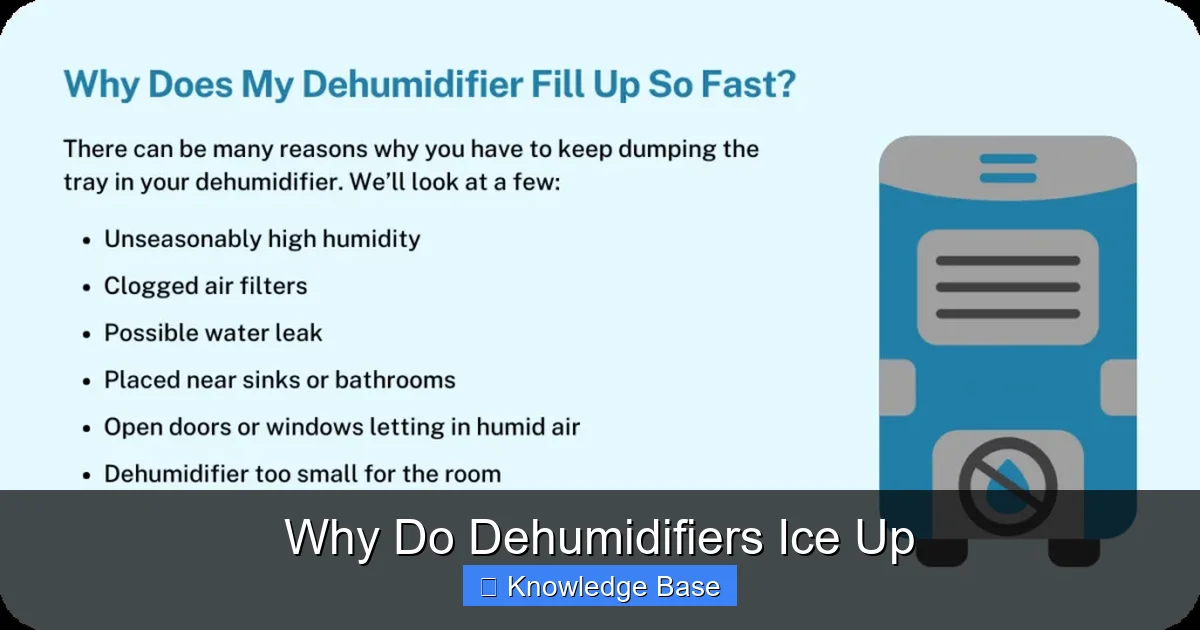 Why Do Dehumidifiers Ice Up