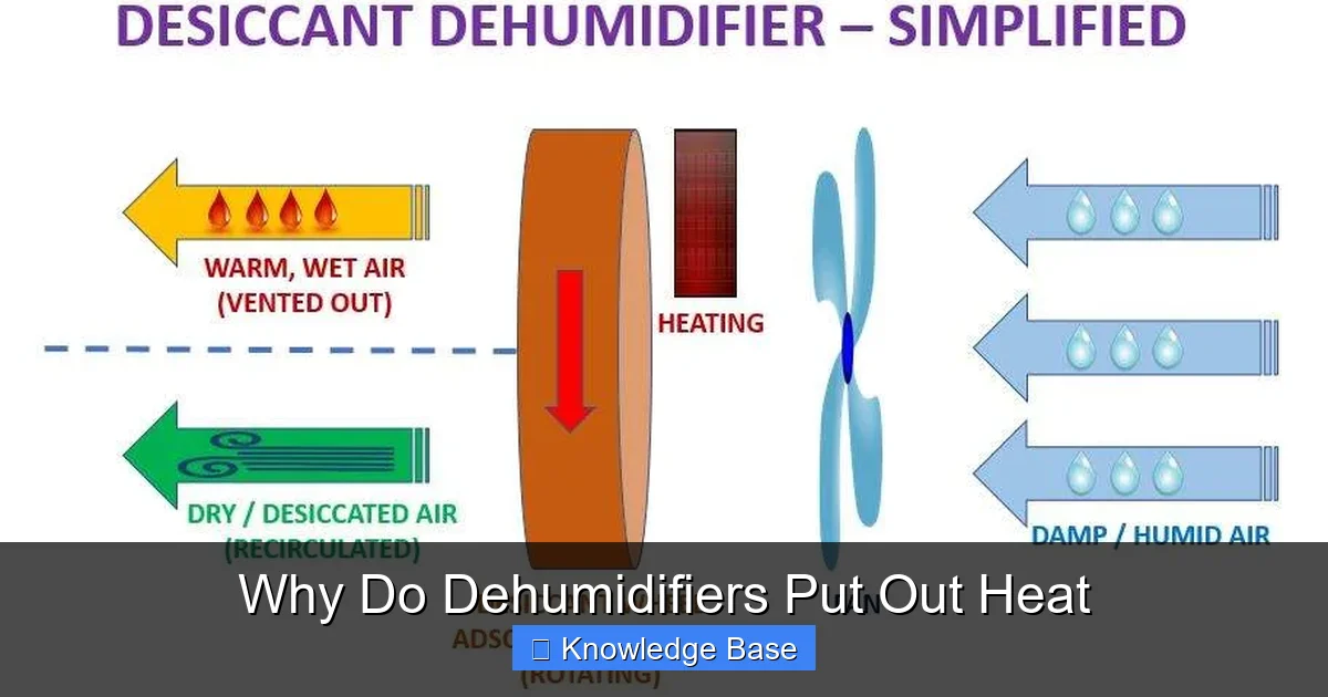 Why Do Dehumidifiers Put Out Heat