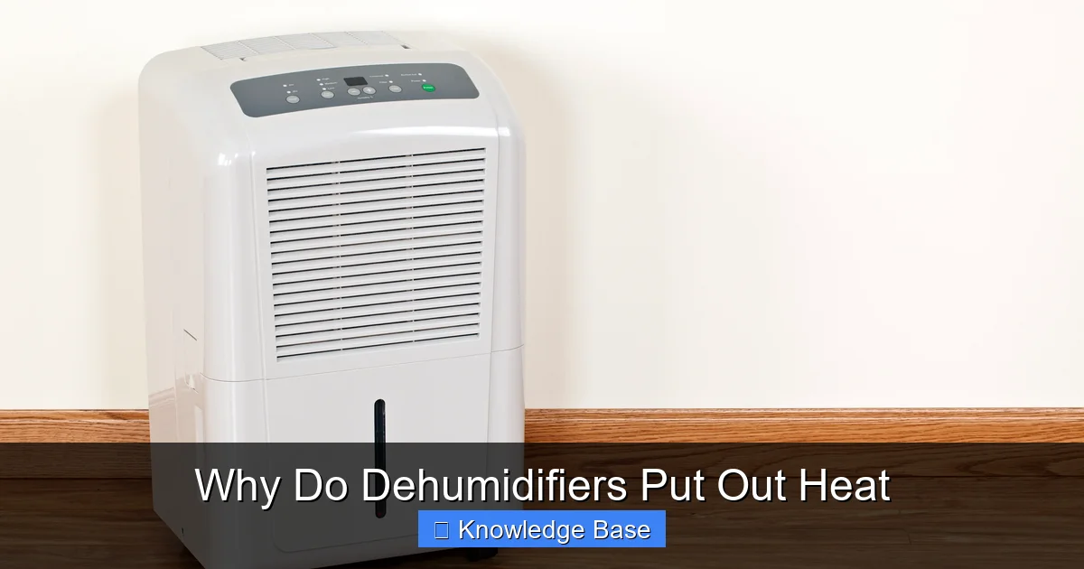 Why Do Dehumidifiers Put Out Heat