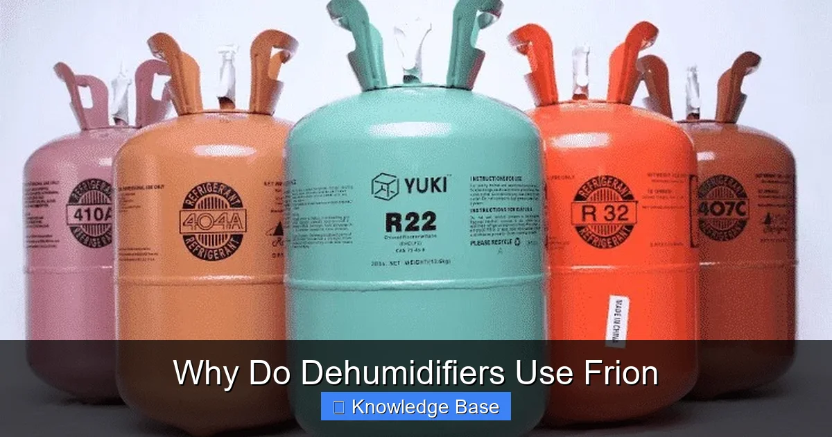 Why Do Dehumidifiers Use Frion