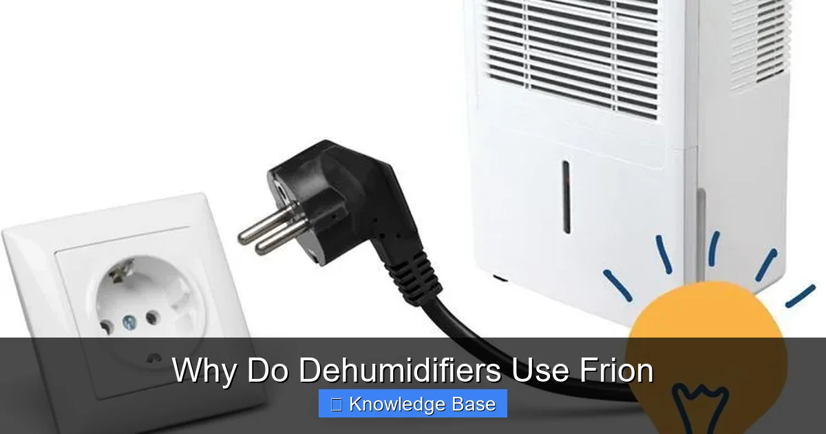 Why Do Dehumidifiers Use Frion