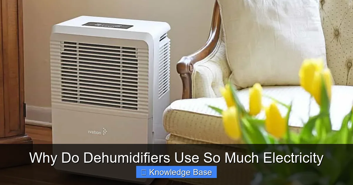 Why Do Dehumidifiers Use So Much Electricity