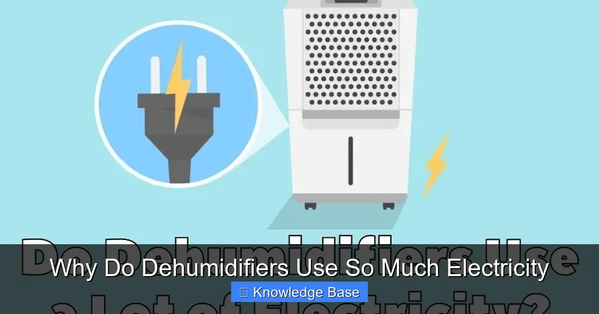 Why Do Dehumidifiers Use So Much Electricity