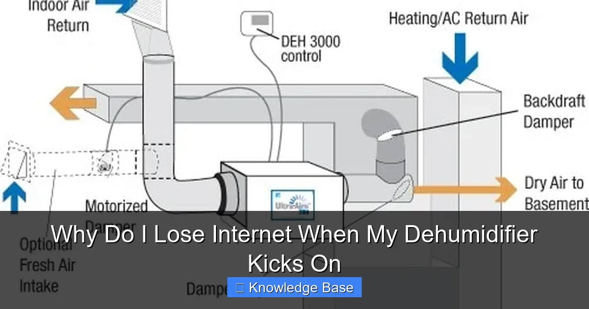 Why Do I Lose Internet When My Dehumidifier Kicks On